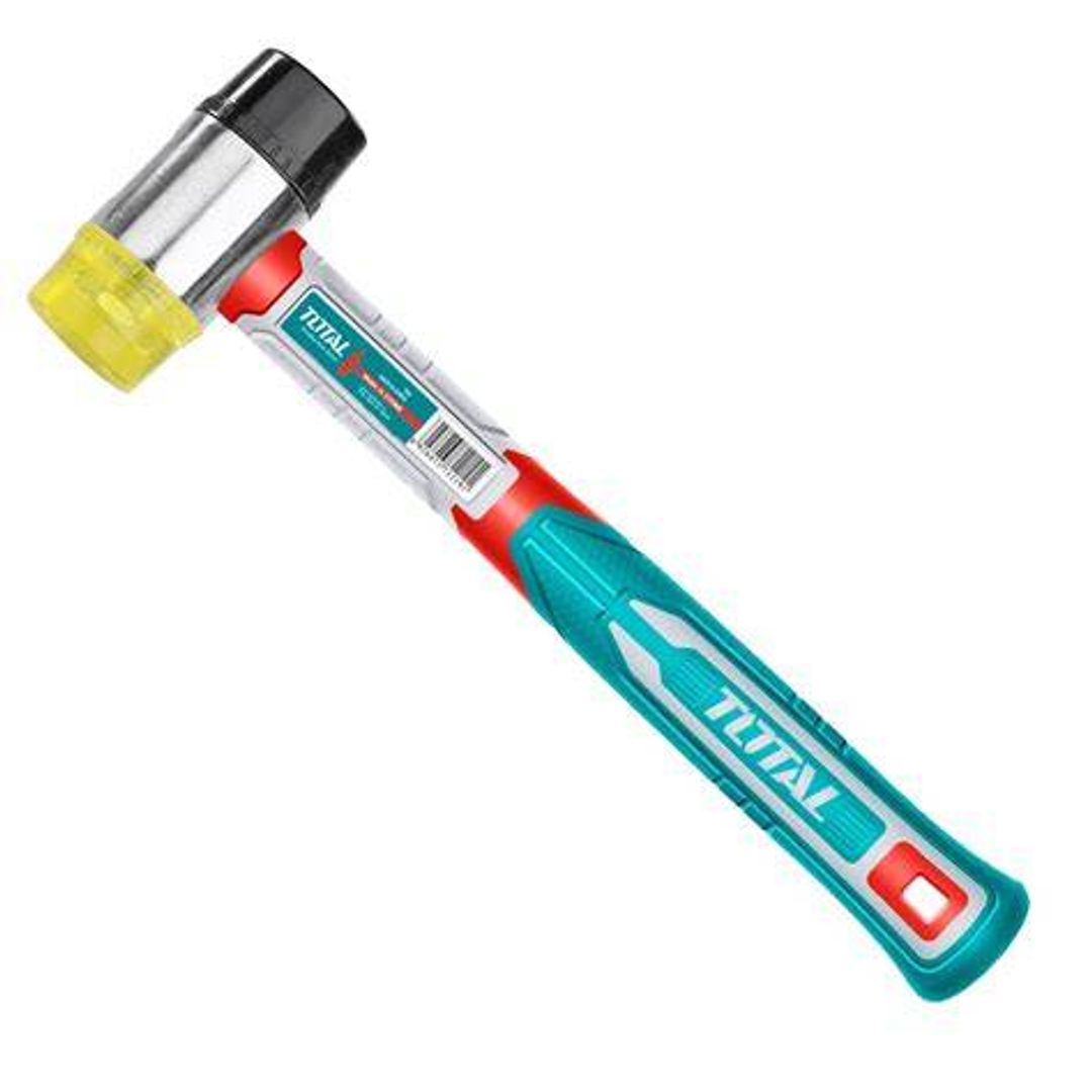 MARTILLO DE GOMA Y PLASTICO 40 MM MANGO FIBRA DE VIDRIO