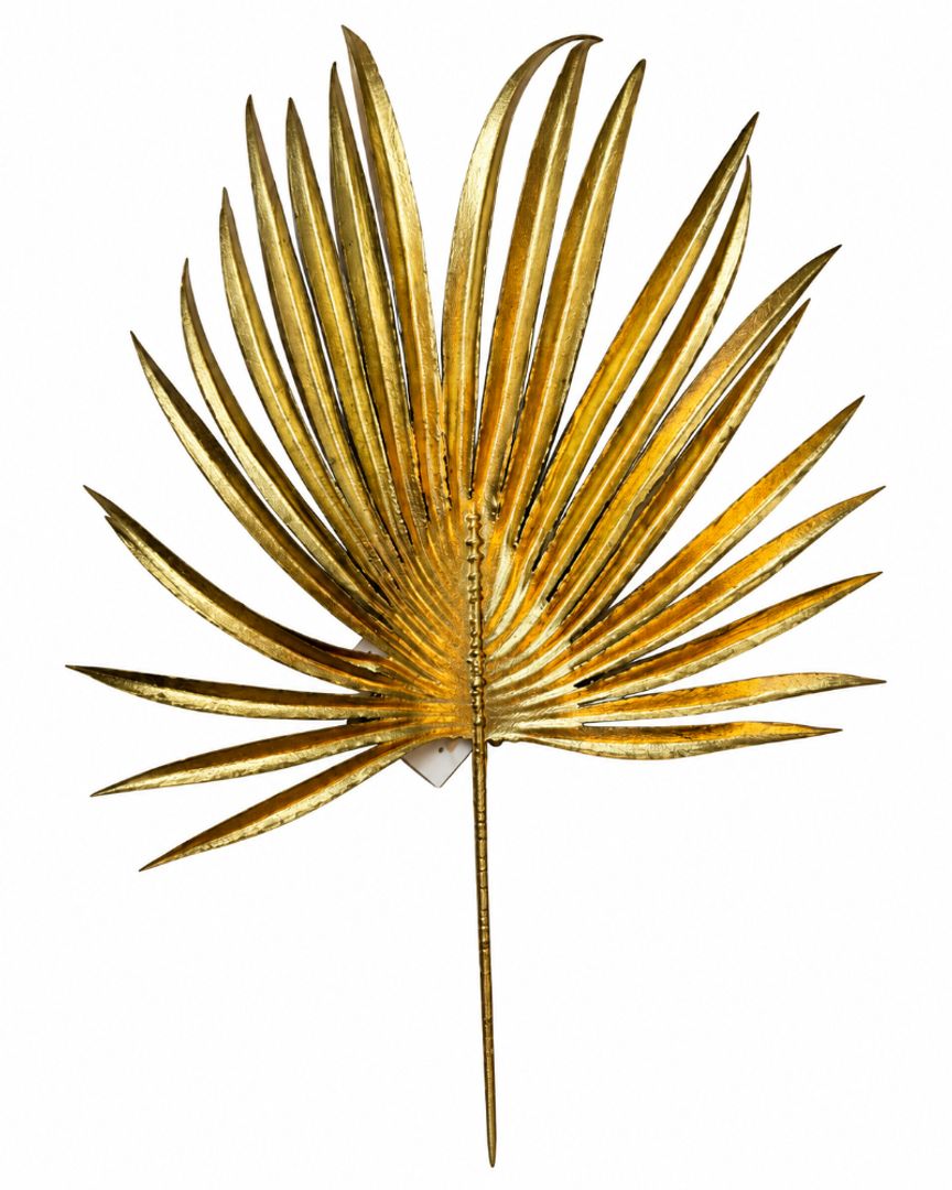 PALMA CROMADA DORADA
