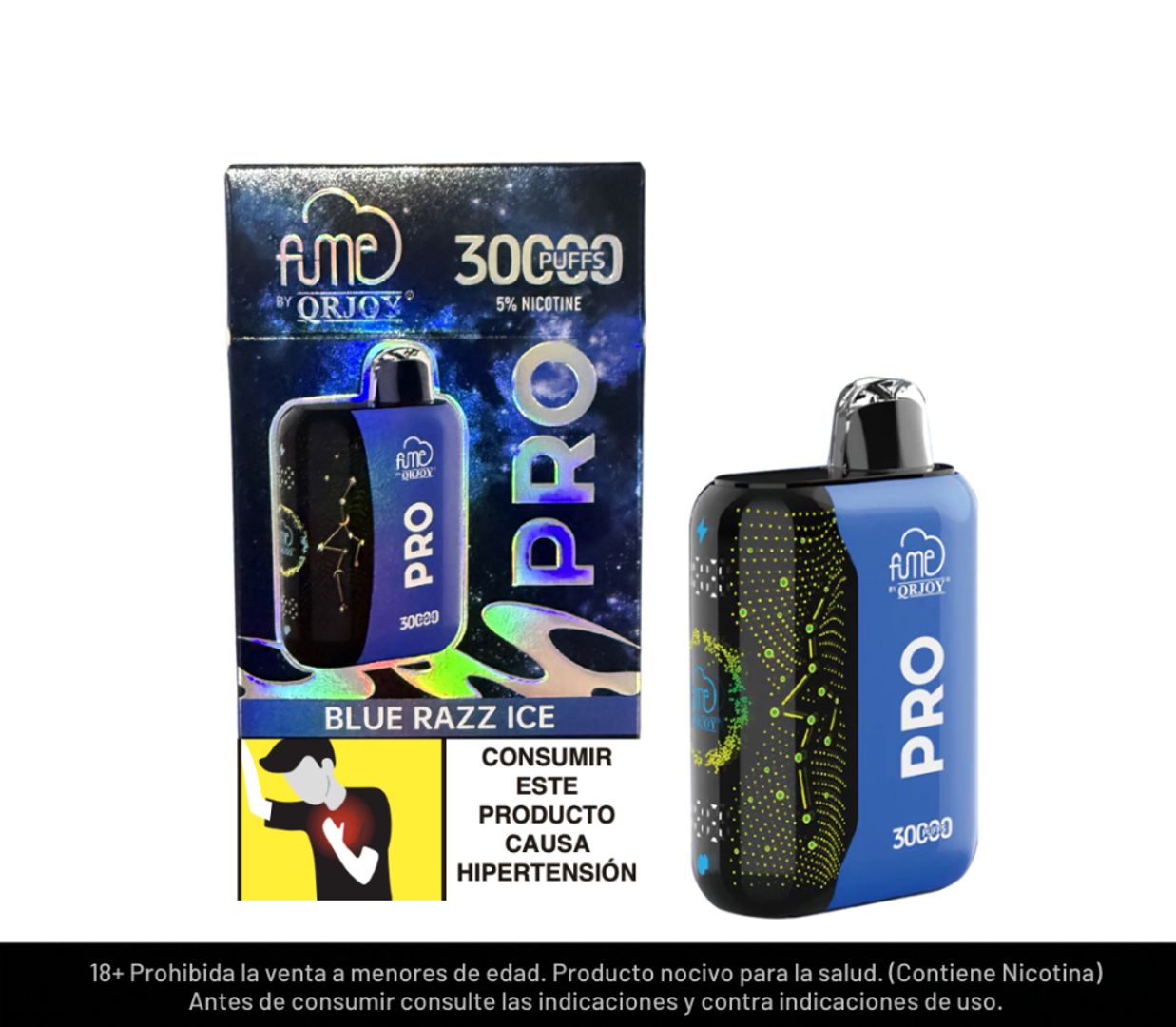 Fume Pro Blue Razz Ice 30.000 Puffs