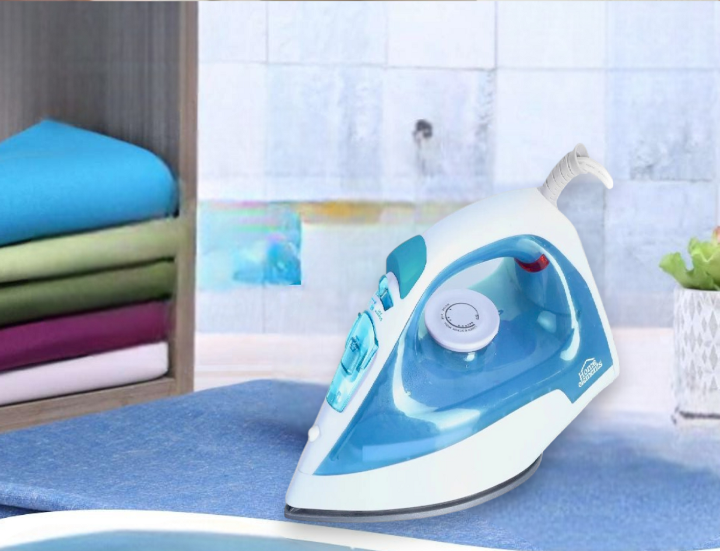 PLANCHA VAPOR/SECO ANTIADERENTE AZUL-C-SANTANDER