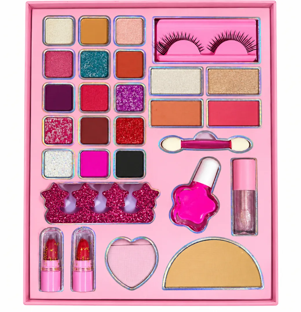 KIT DE MAQUILLAJE INFANTIL CON ACCESORIOS LIBRO