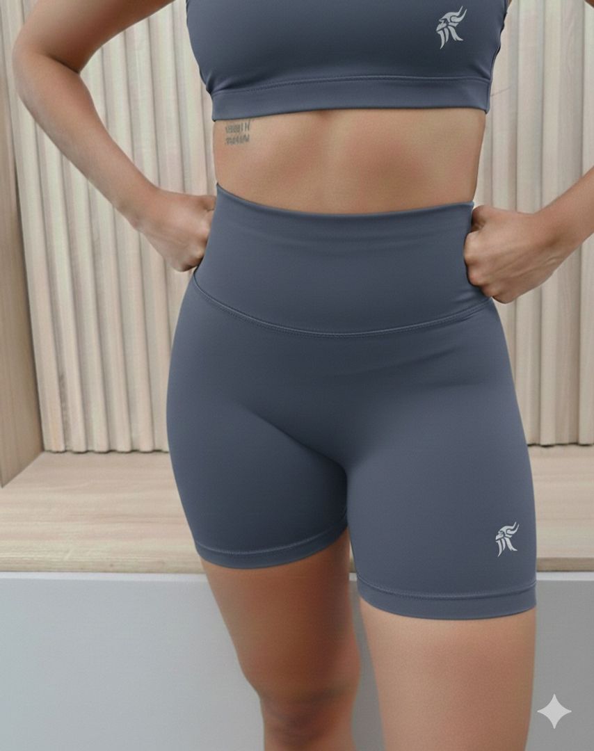 Short sin costura delantera tiro alto Lycra