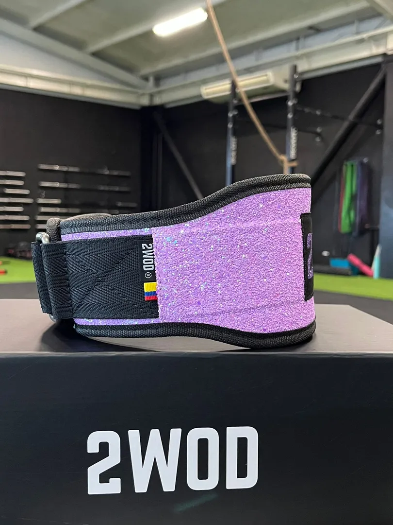  CINTURÓN GLITTER HEAVY LILA 