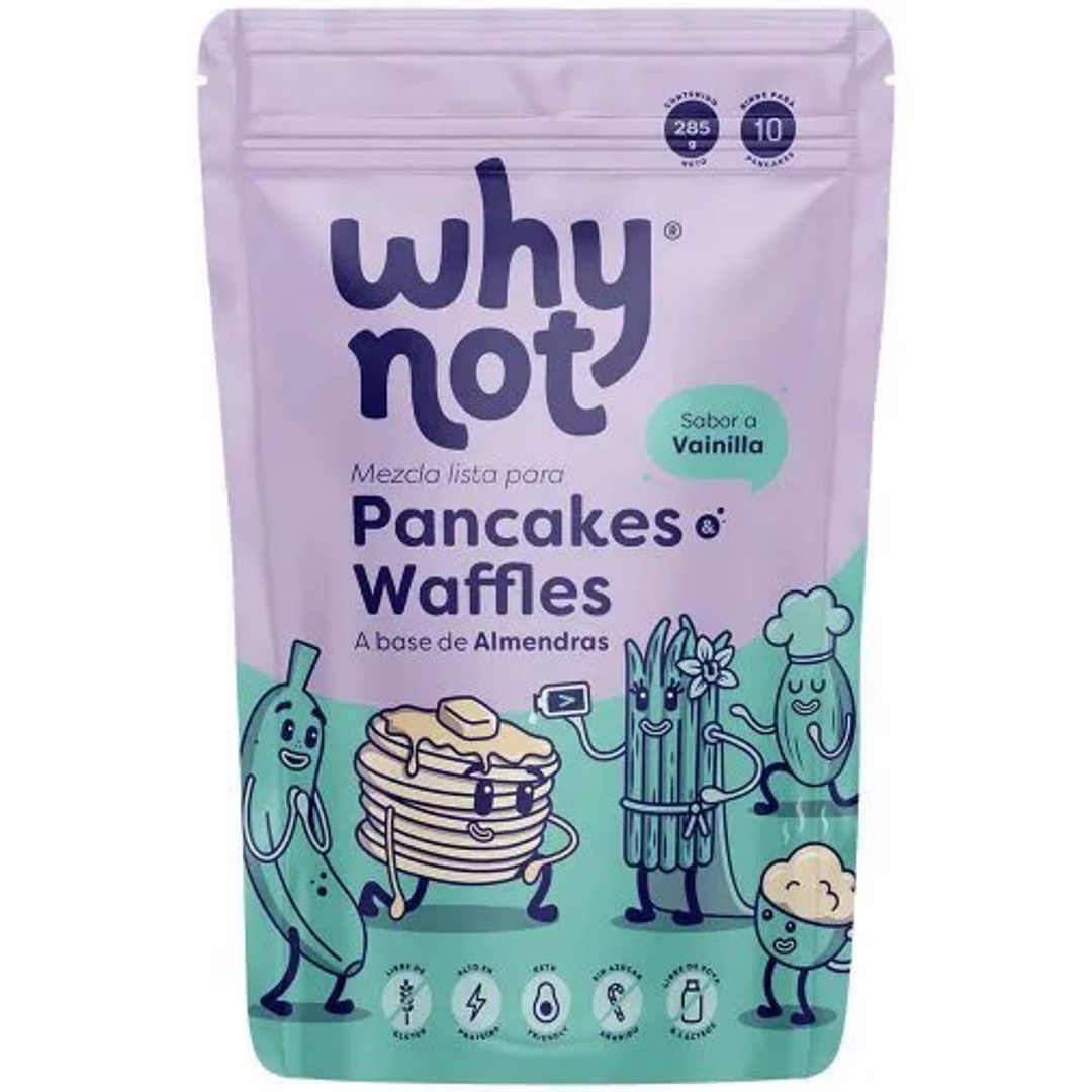 MEZCLA PANCAKES ALMENDRA VAINILLA WHY NOT*285G