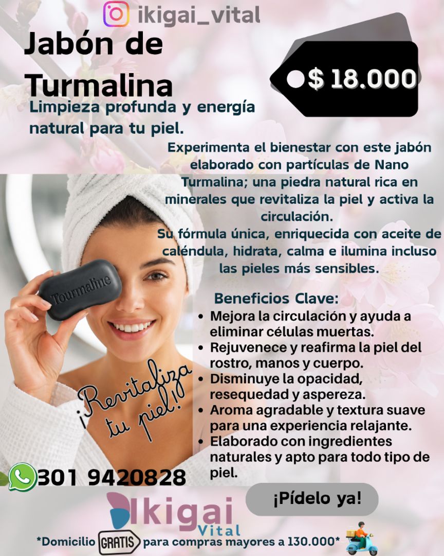 Kit Jabones: Turmalina y Oliva