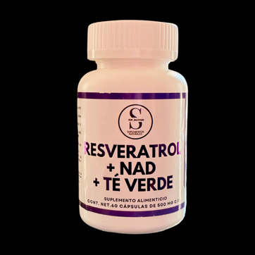 RESVERATROL+NAD+TE VERDE 60 CAPS  - imagen 1