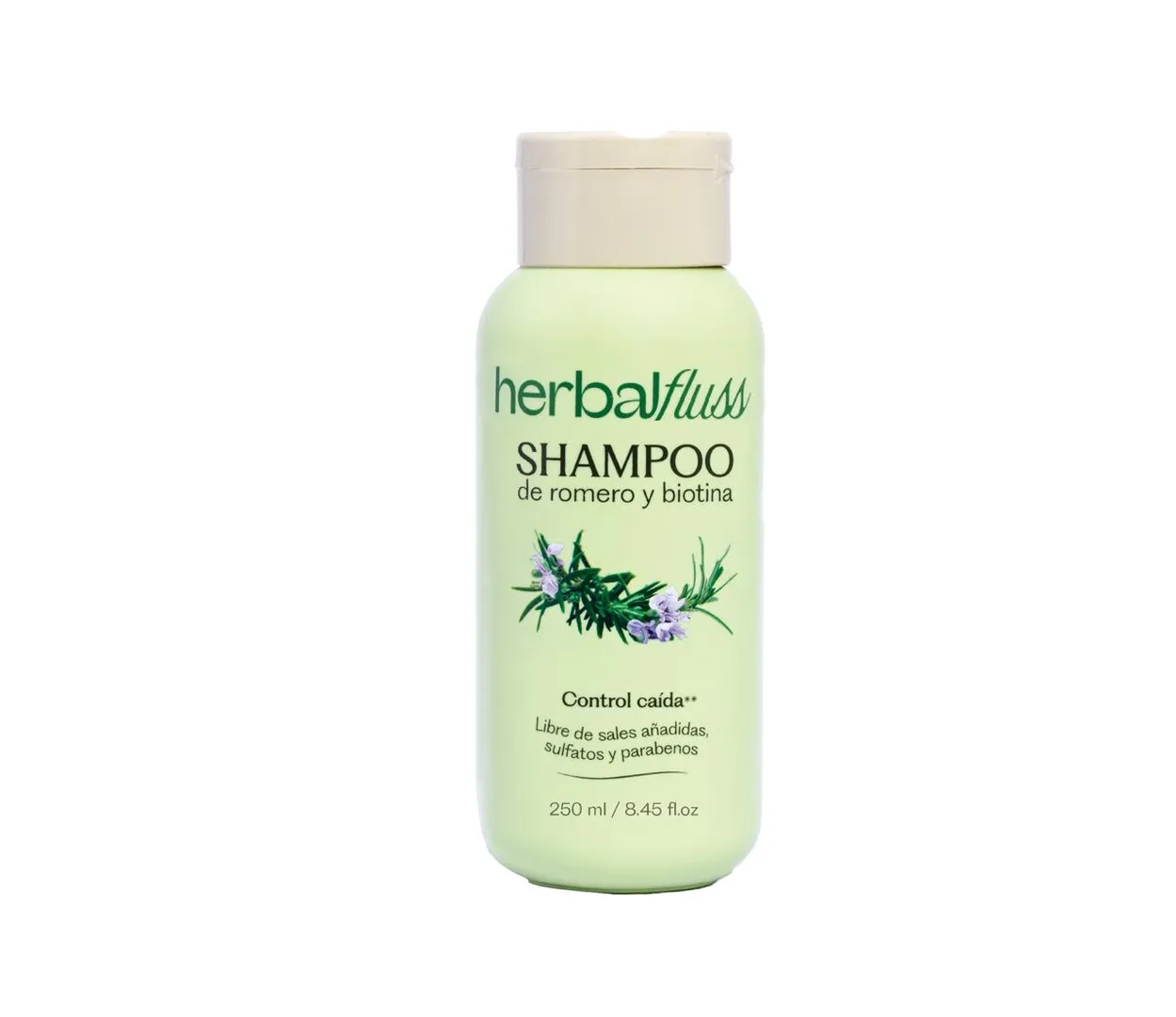 Shampoo de romero y biotina de 250 ml