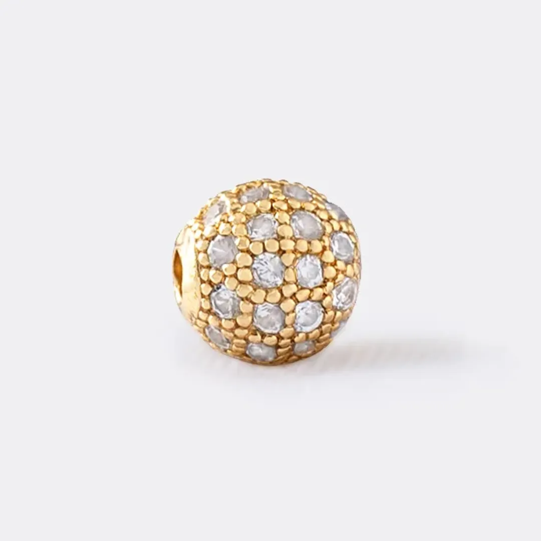 Herraje Bola De Fuego 6 mm Cristal