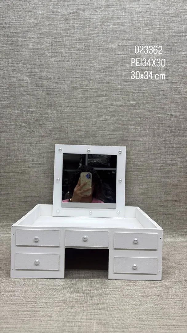 PEINADORA BLANCA 30X34 CM