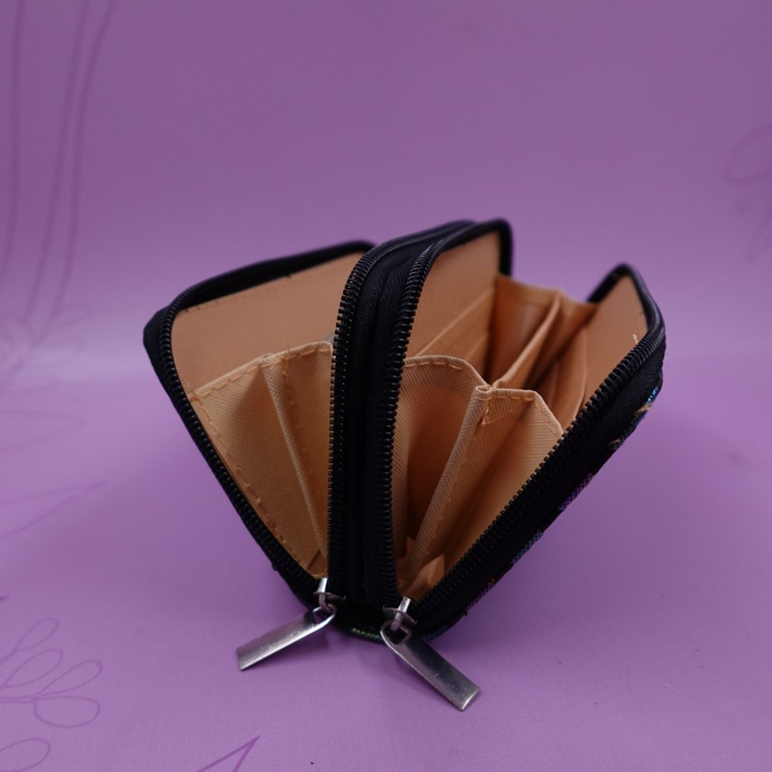 BILLETERA CORAZONES DOS CIERRES  - JMF3113