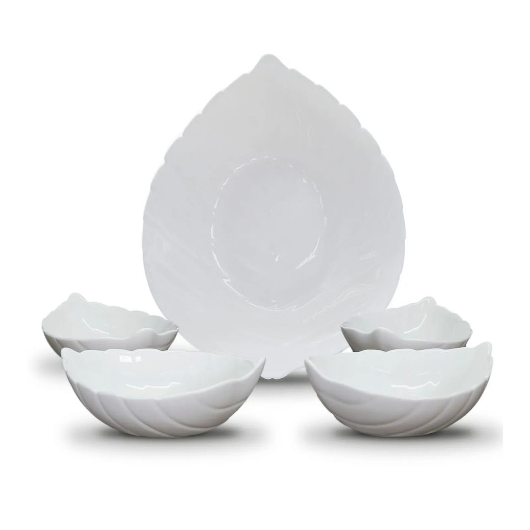 ENSALADERA VITROCERAMICA SET X5 PIEZAS HOME ELEMENTS