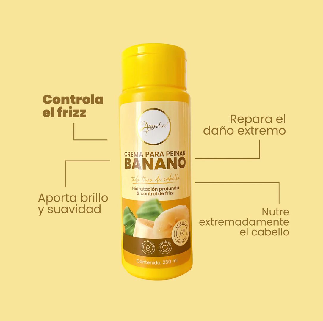 CREMA PARA PEINAR DE BANANO 