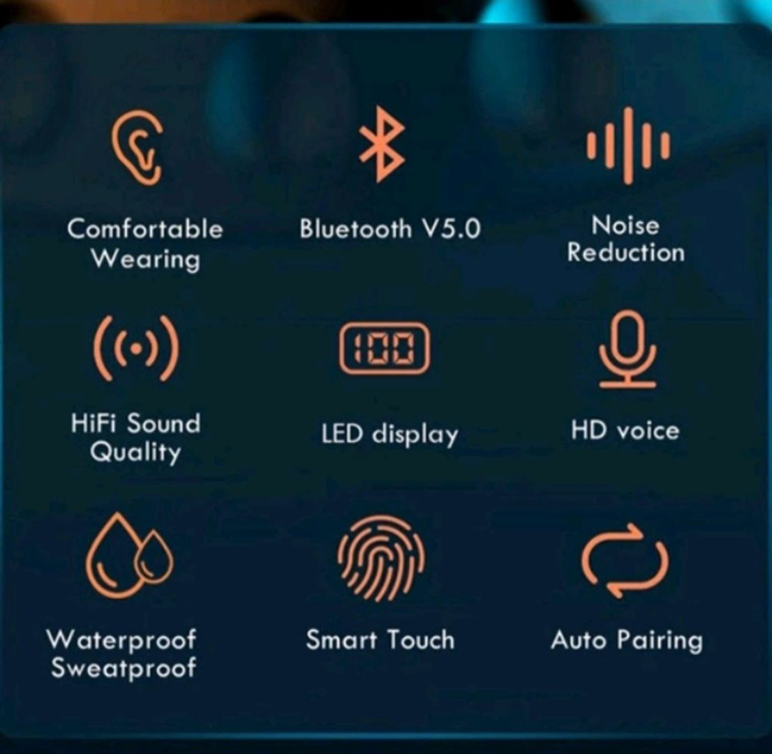 Audífonos inalámbricos F9 