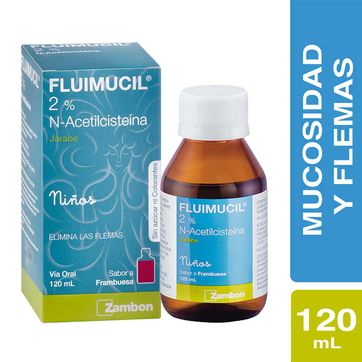 Imagen del producto FLUIMUCIL 2% NIÑOS JBE X 120 ML