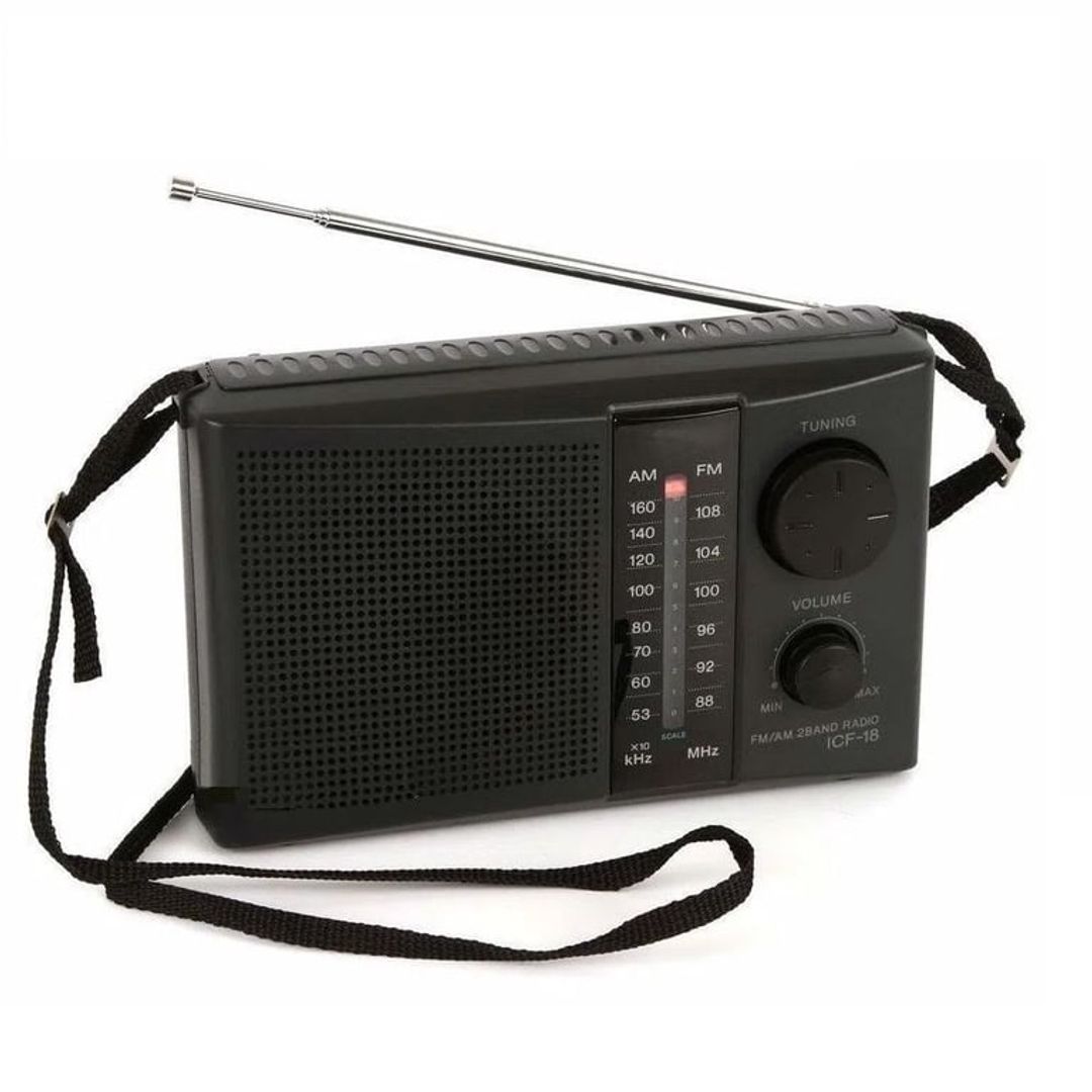 Radio Icf-18 Am Fm Antena Entrada Audífonos GENERICO