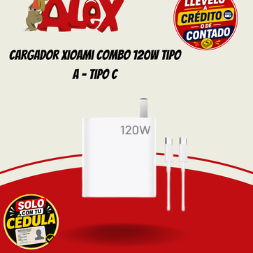 Imagen del producto Cargador Xioami Combo 120W Tipo A - Tipo C