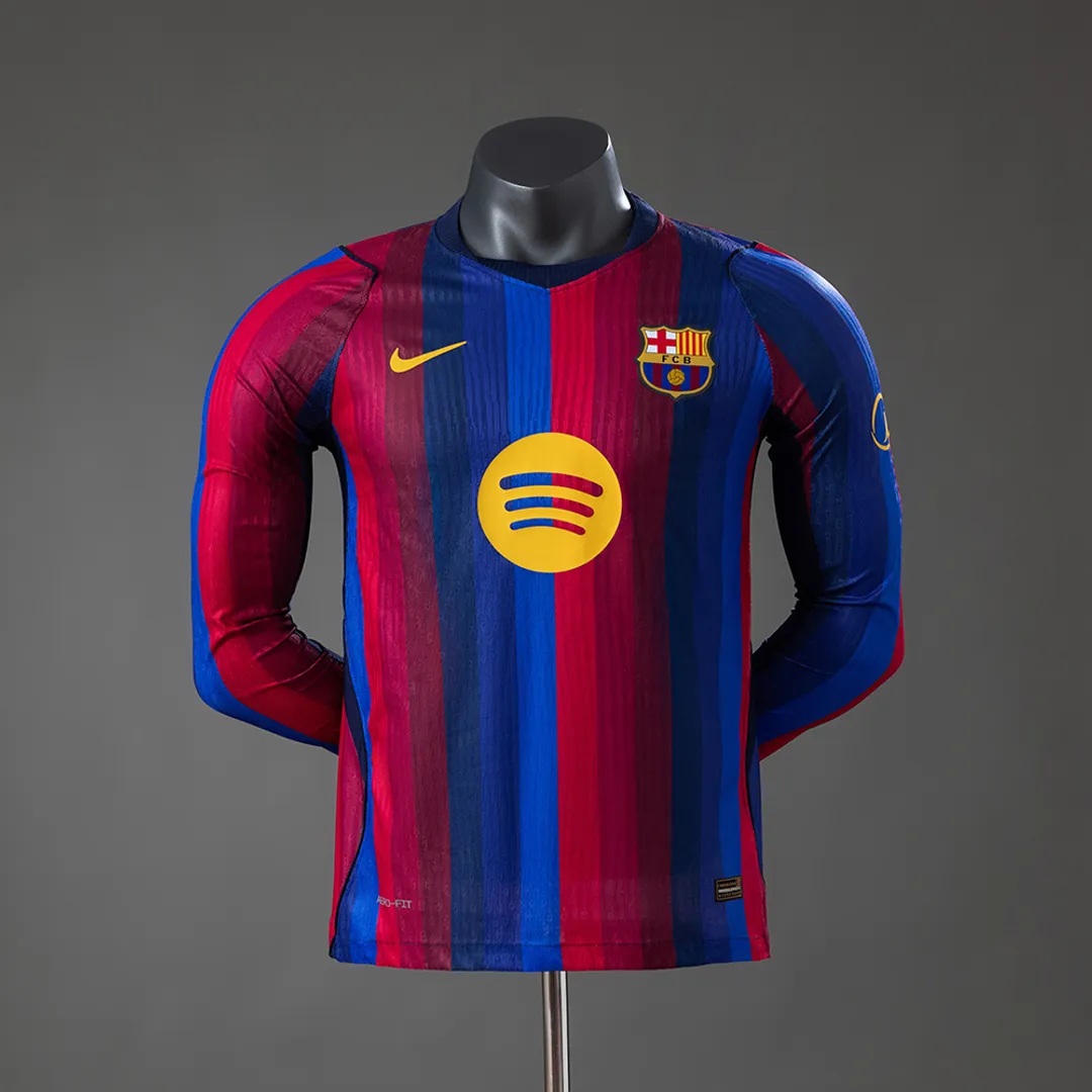 Barcelona 2026-27 Manga Larga Player