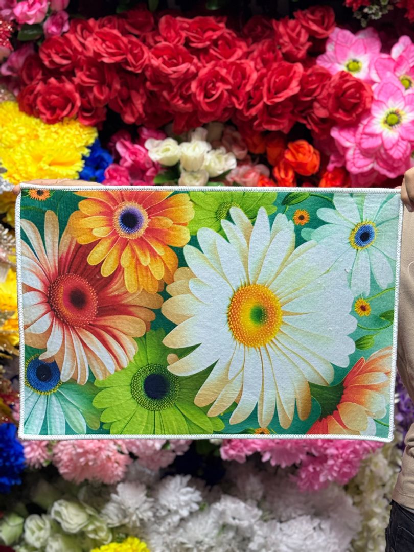 Individual diseños florales 