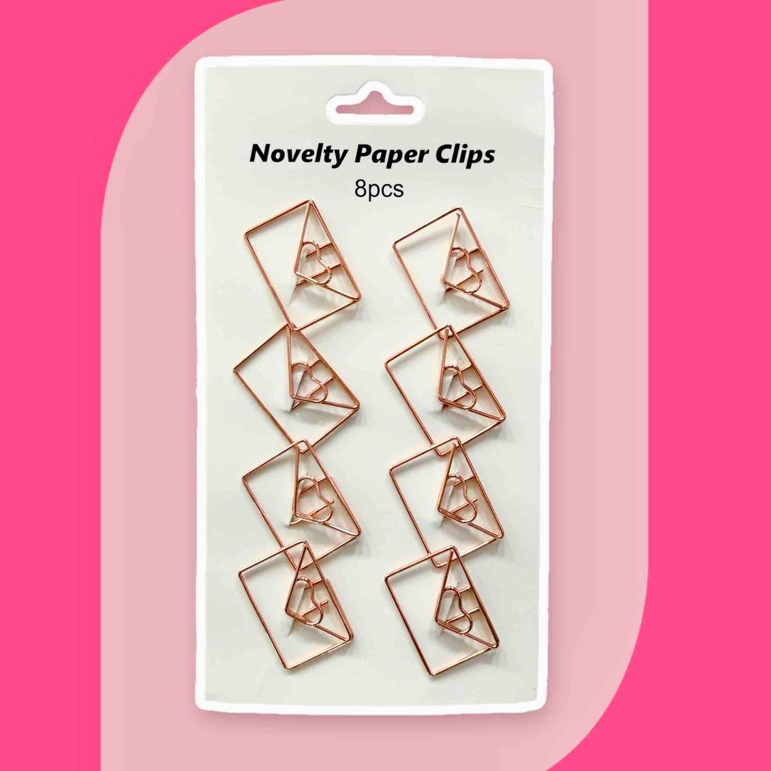 CLIPS METALICO ORO ROSA