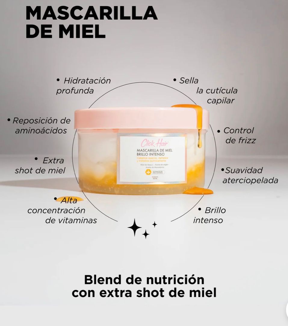 Mascarilla de miel