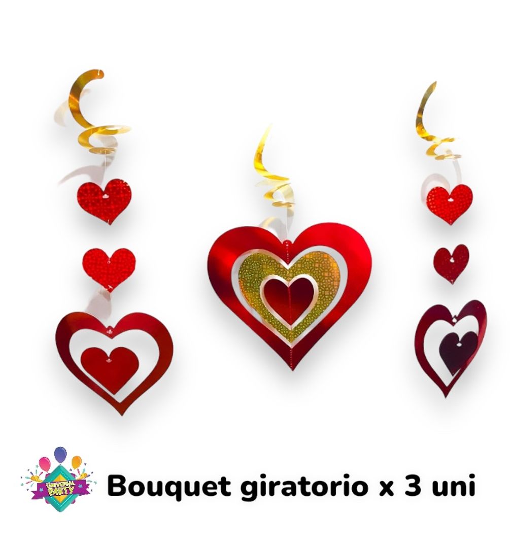 BOUQUET GIRATORIO X 3 UNI