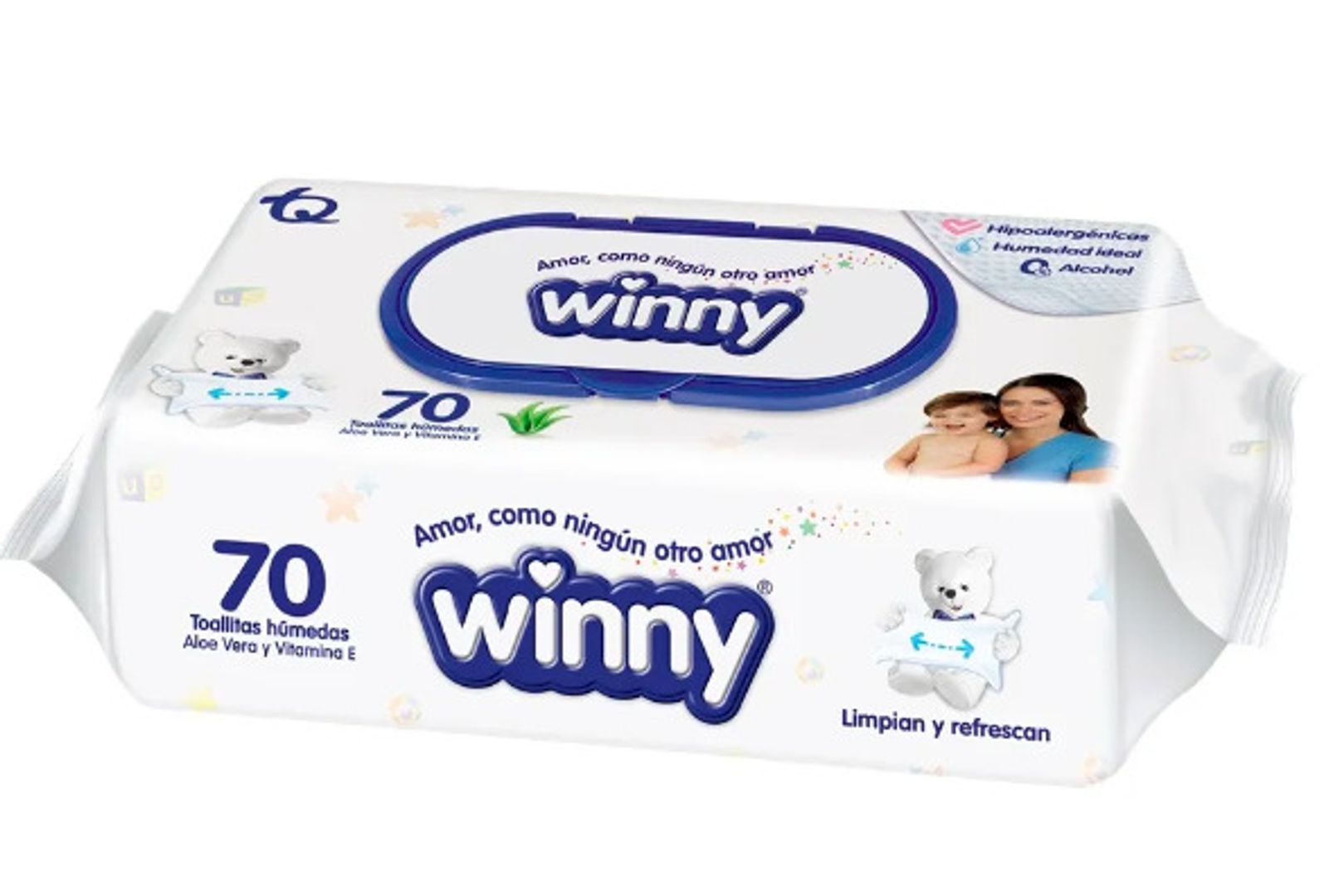 TOALLITAS HUMEDAS WINNY*70