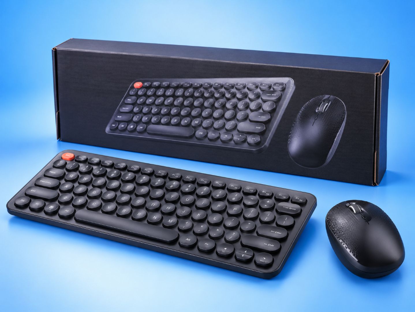 Combo Teclado y Mouse J&R – Diseño Moderno y Elegante