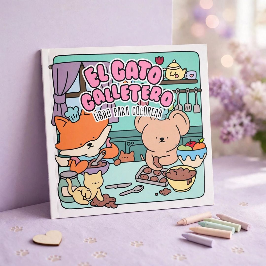 LIBRO PARA COLOREAR EL GATO GALLETERO