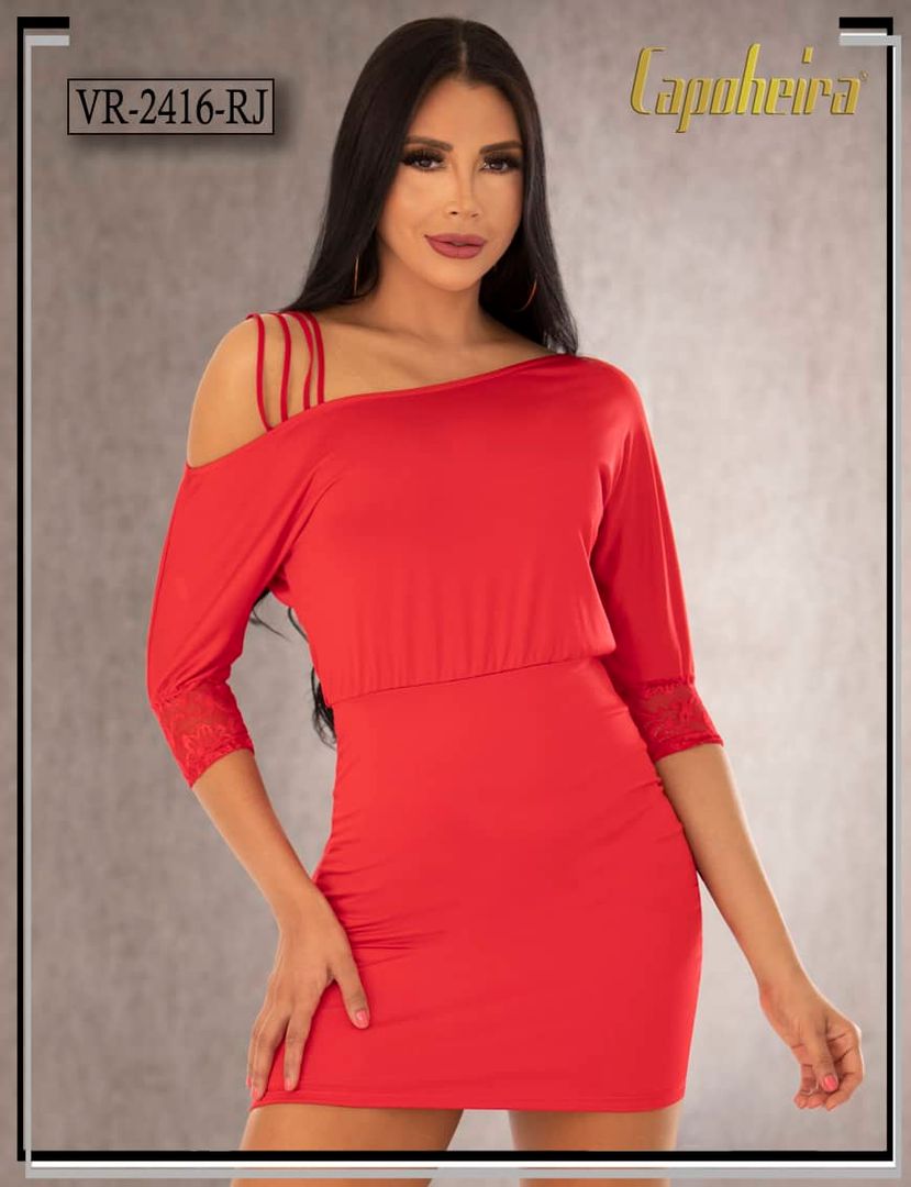 Vestido Falda Recogida - VR2416