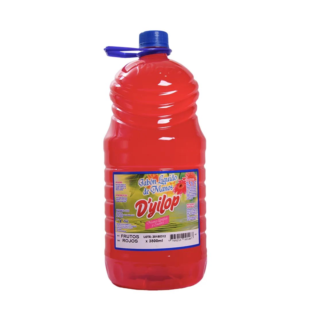  S. JABÓN LIQUIDO MANOS FRUTAL YILOP X 3.800 ML