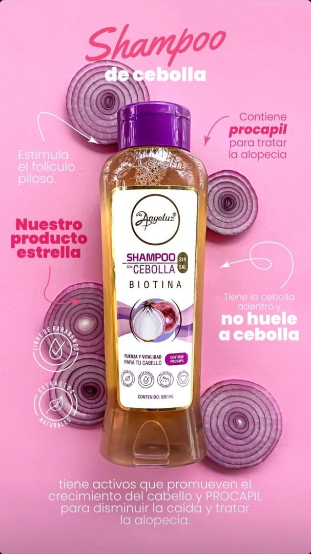 Shampoo cebolla