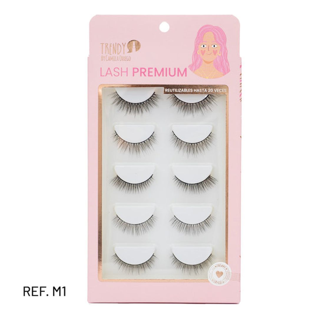 PESTAÑAS TRENDY SET X5 LASH PREMIUM