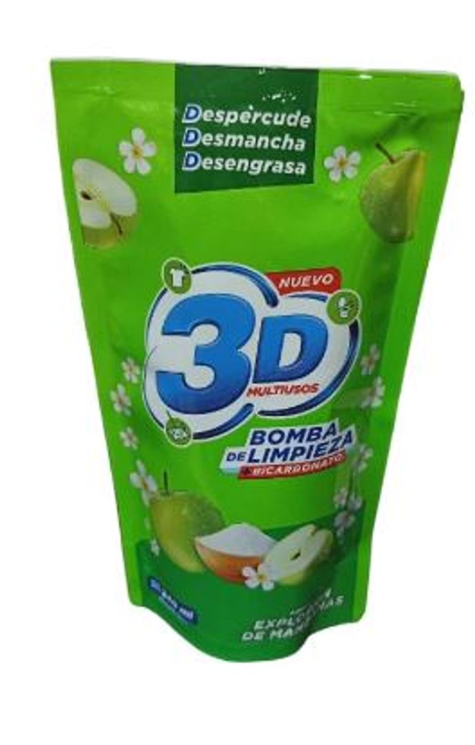 3D LIQUIDO MULTIUSOS MANZANA*240ML