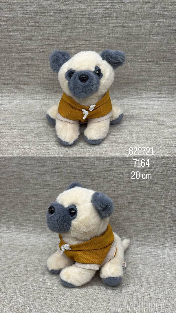 PERRITO CON BUZO 20 CM