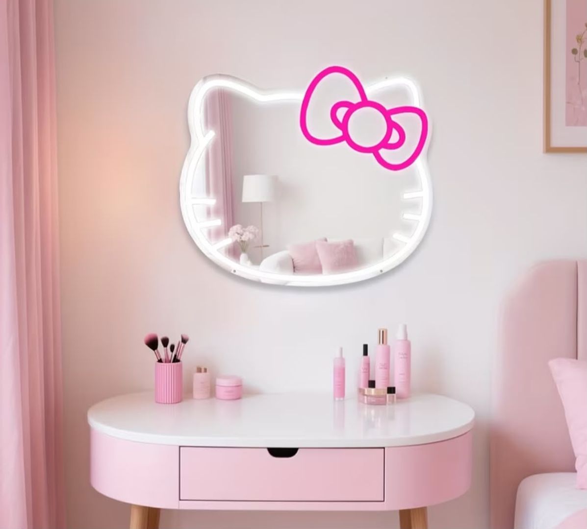 ESPEJO HELLO KITTY DE PARED 