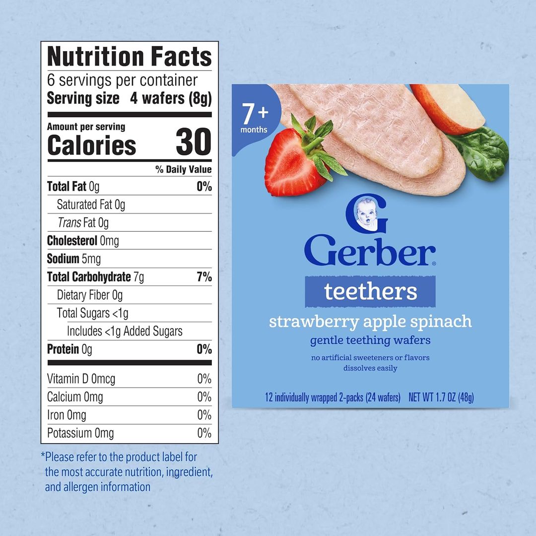 Galletas Teether Wafers GERBER