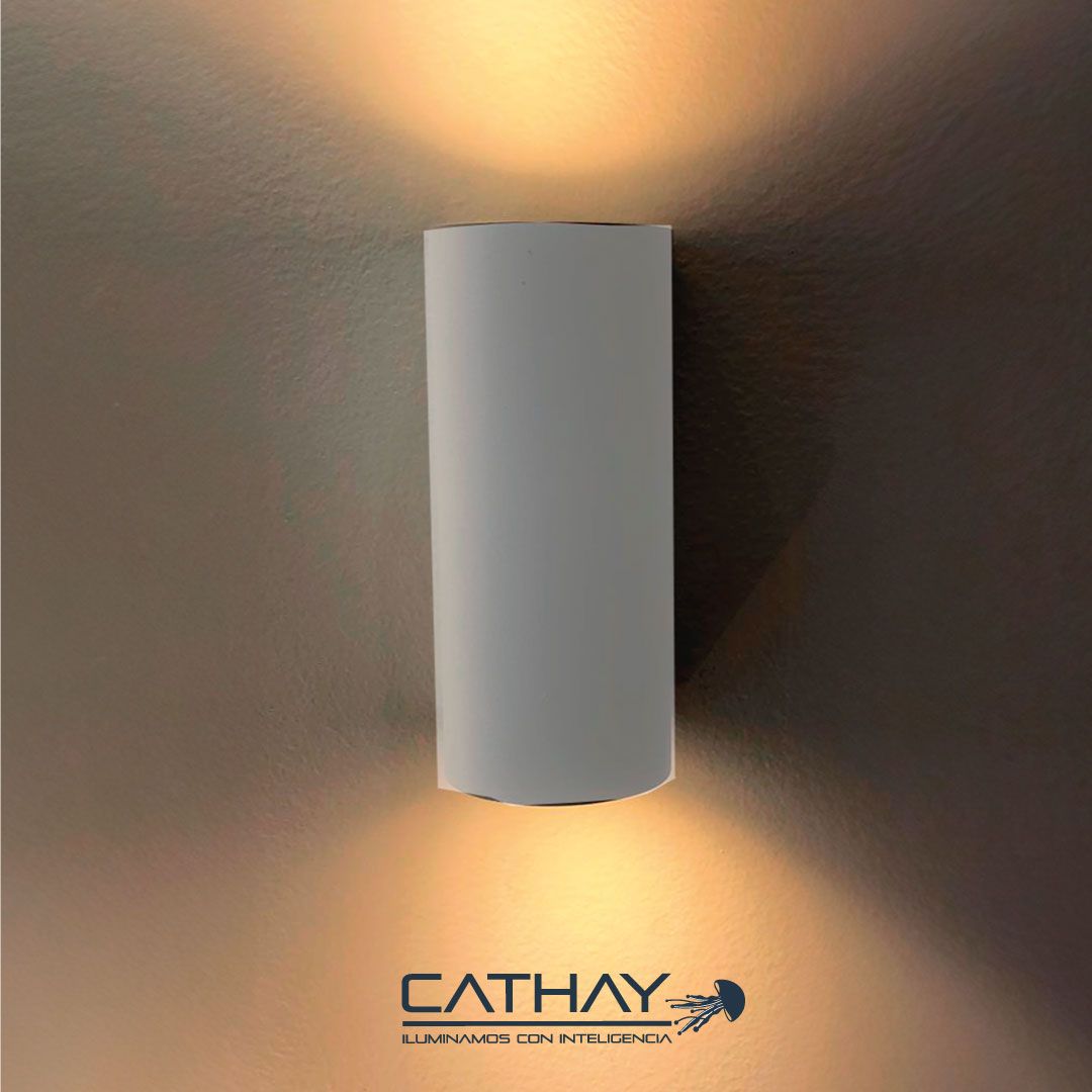 APLIQUE DE PARED CILINDRICO PARA BOMBILLO GU10 INCLUIDO