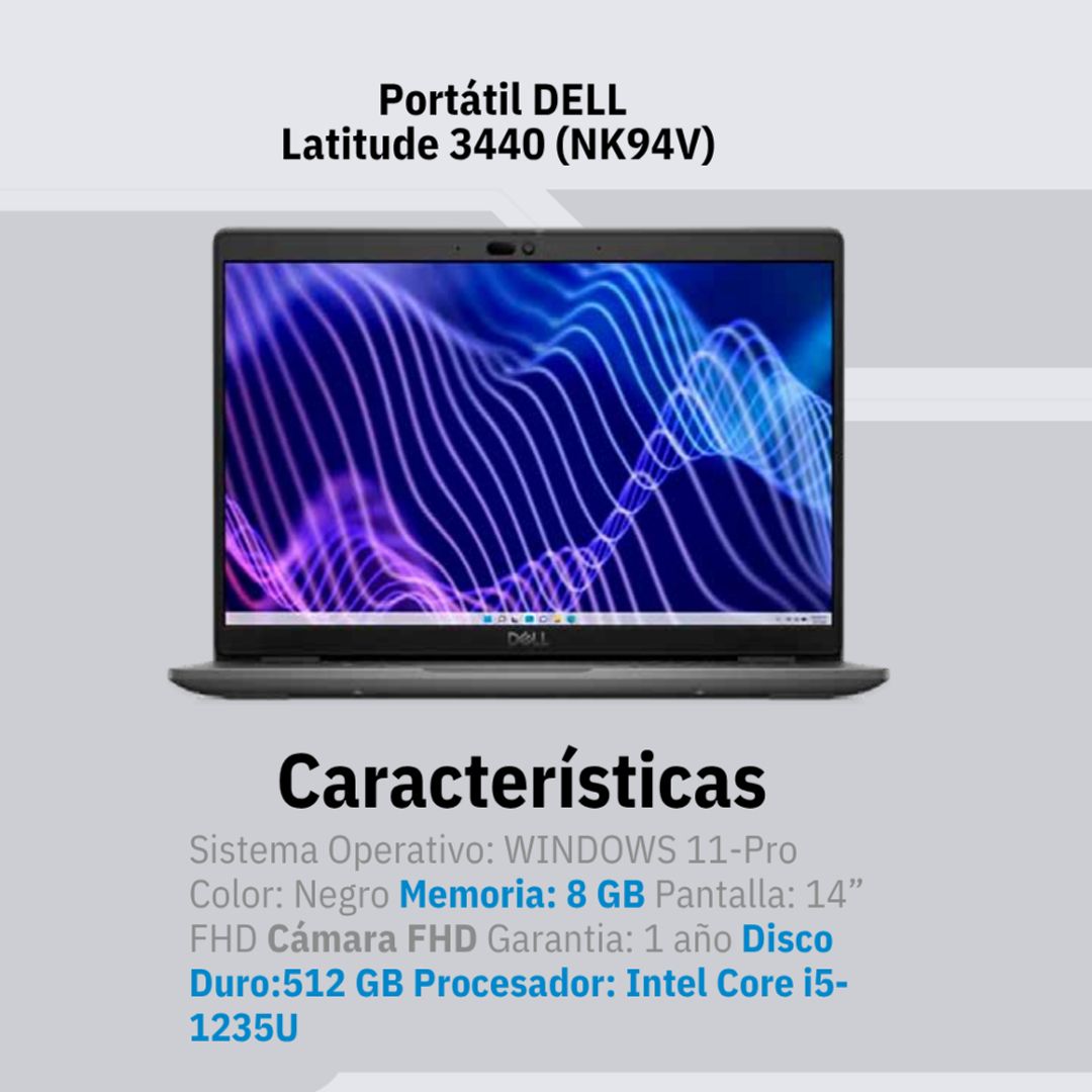 Portátil DELL Latitude 3440 (NK94V) 