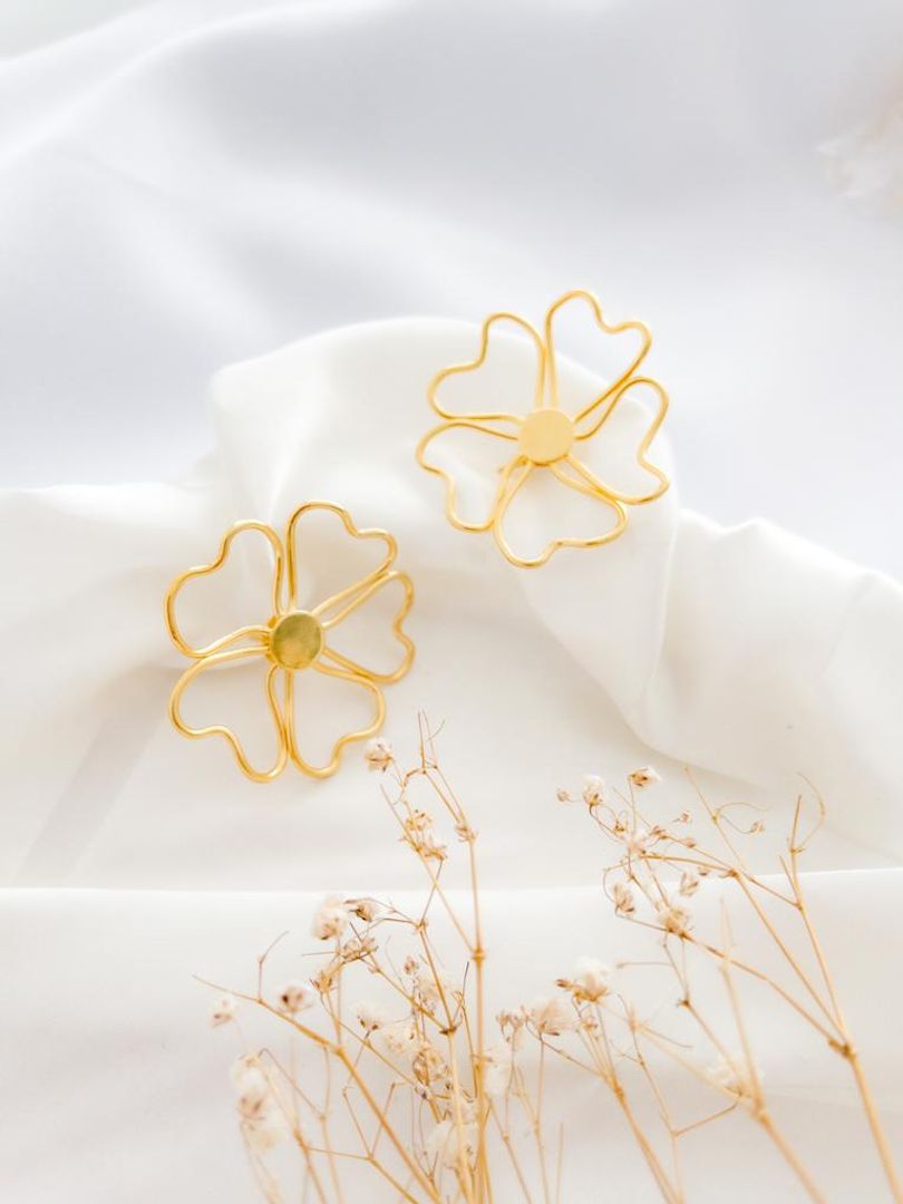 Topo Maxi flor alambre pétalo corazón 