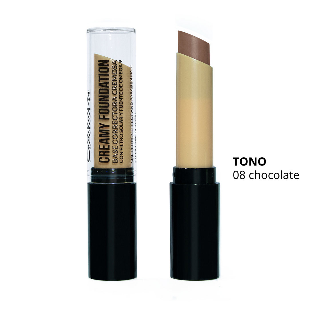 BASE CORRECTORA CREMOSA EN BARRA SAMY