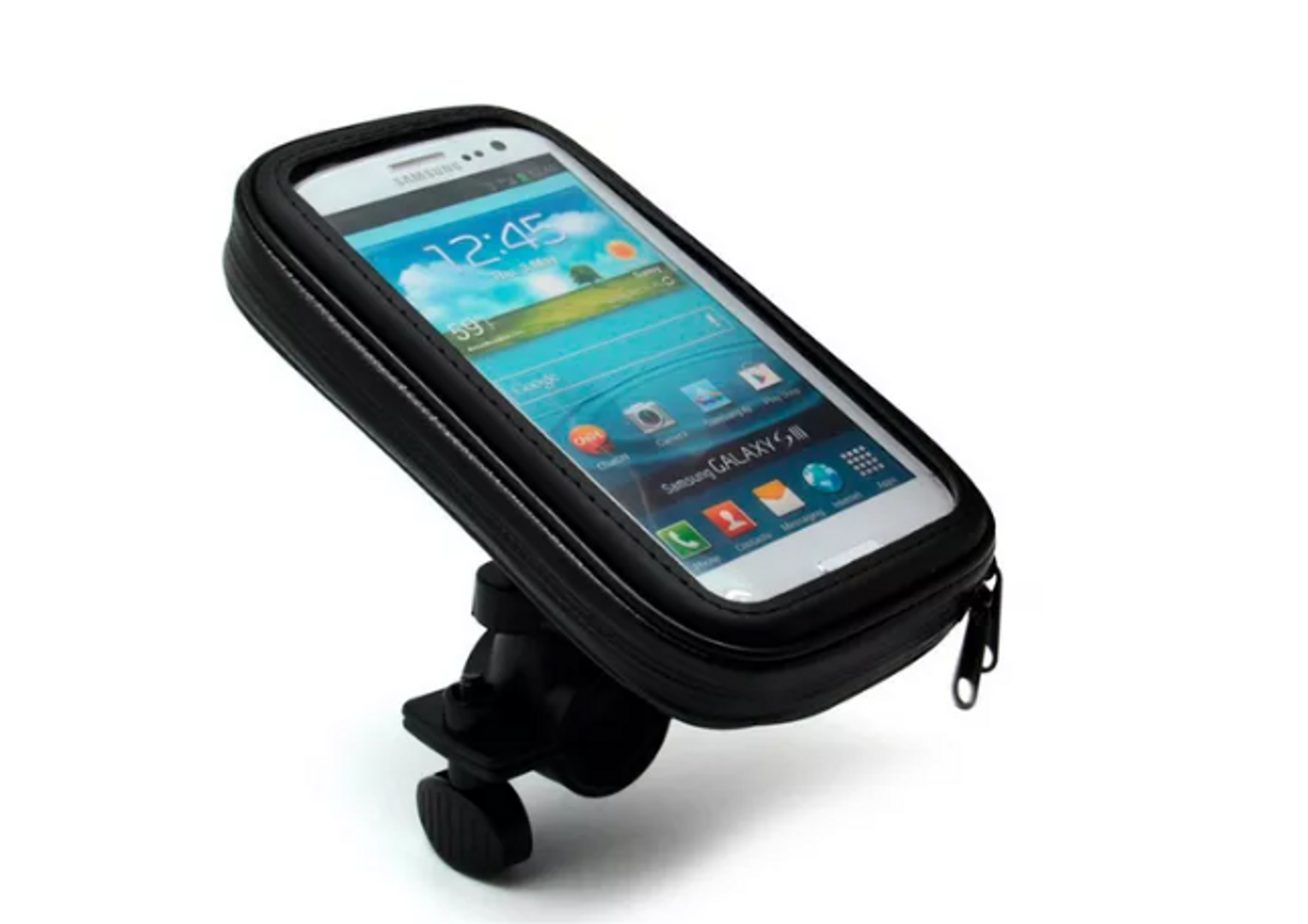 Soporte Funda Porta Celular Gps Impermeable Moto Bicicleta
