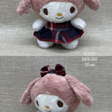 Imagen del producto COLECCIÓN SANRIO CON VESTIDO A CUADROS (MELODY) 20 CM