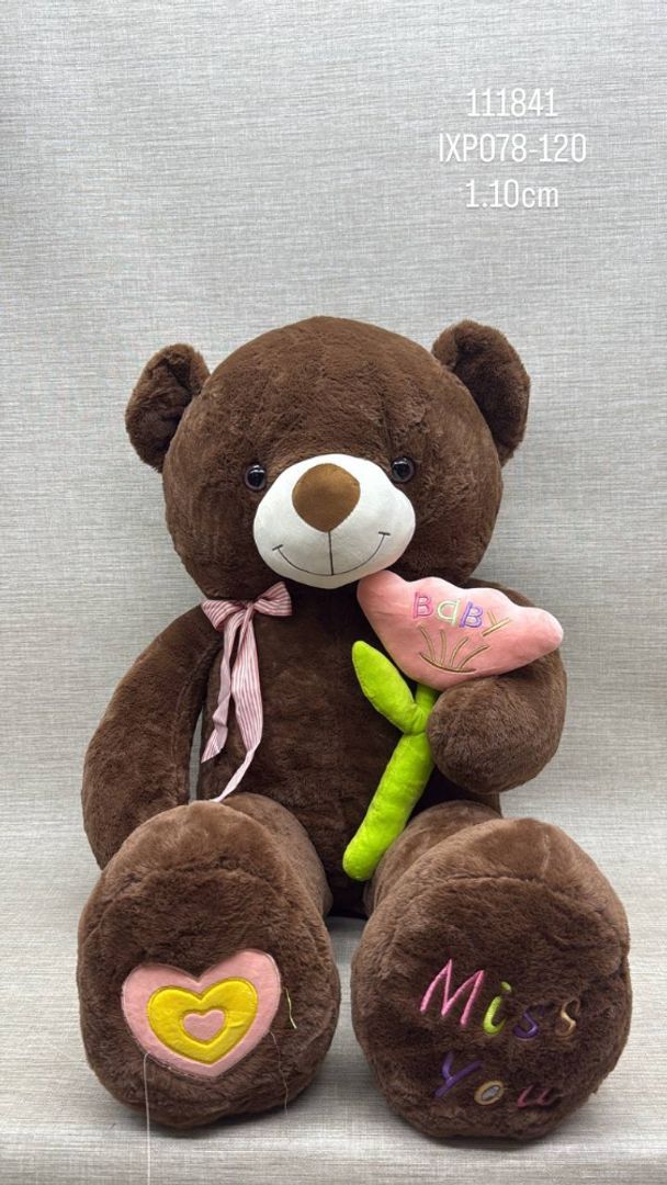 OSO MOÑO TULIPAN 1.10 CM