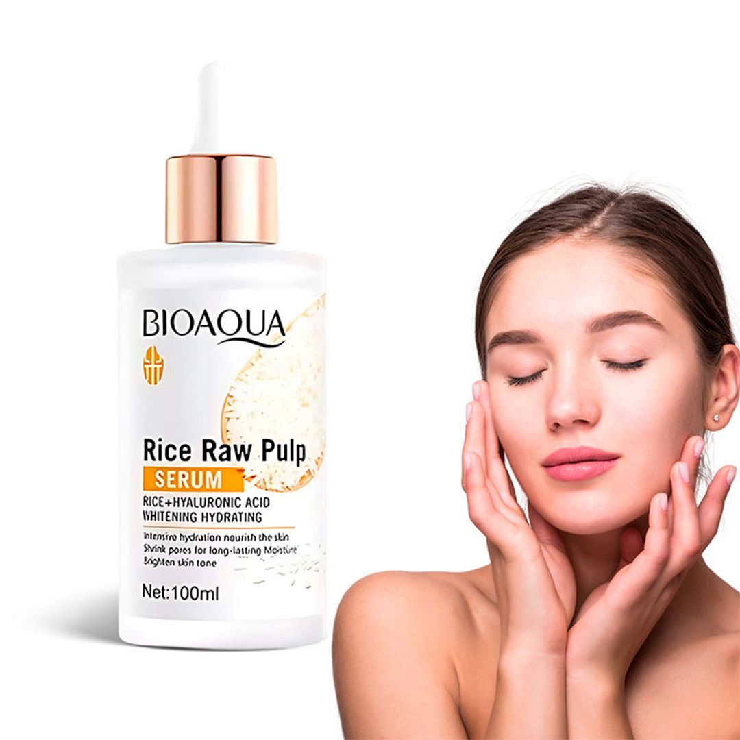 Serum hidratante reparador de arroz Bioaqua GRANDE 100ML