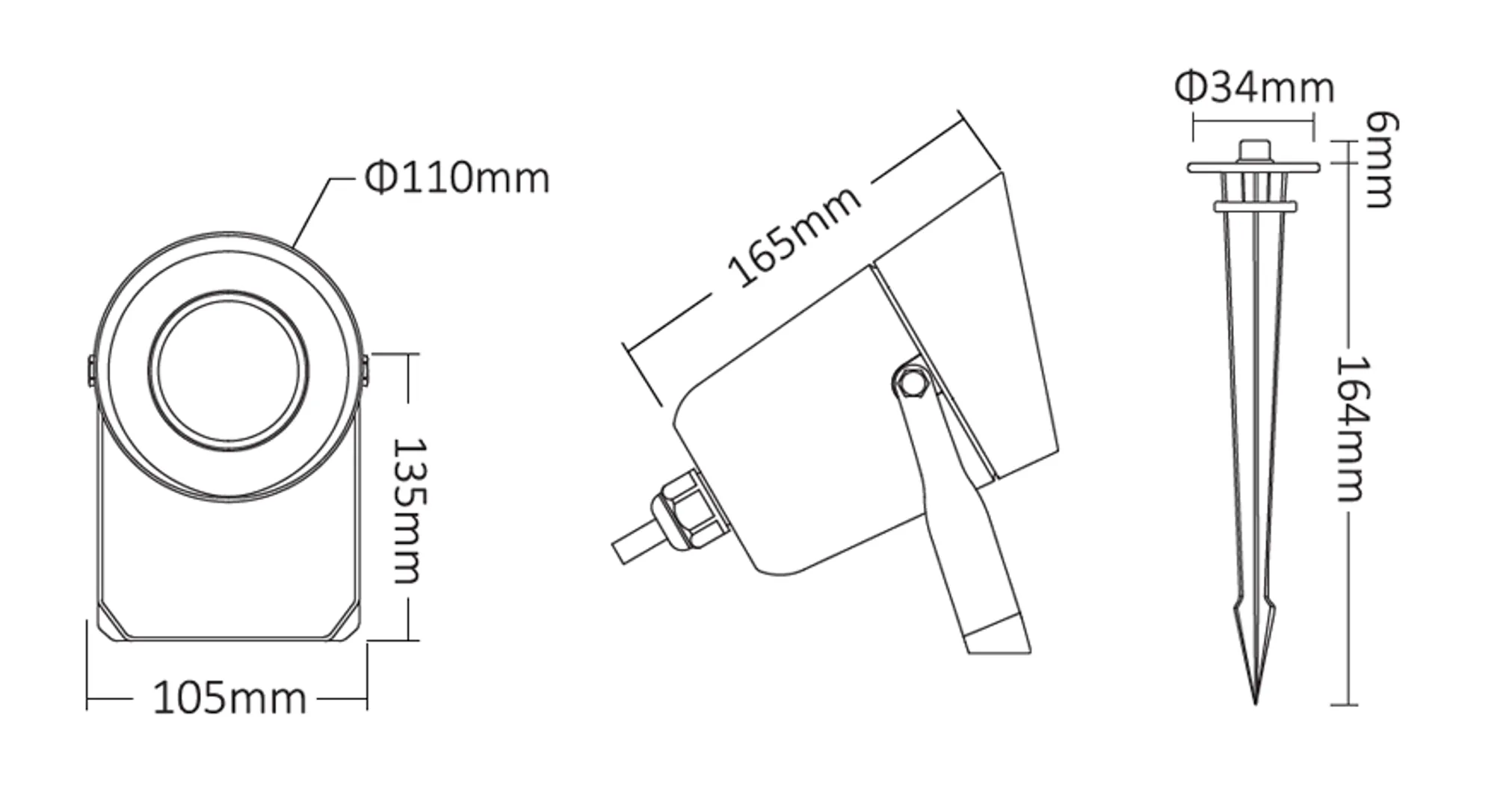 ESTACA DE JARDIN 12 W 