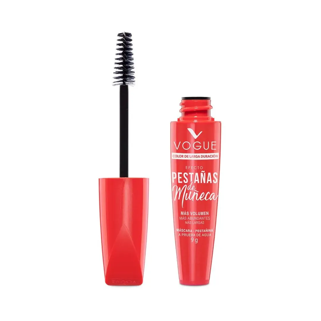 MASCARA EFECTO PESTAÑAS DE MUÑECA 9GR A PRUEBA DE AGUA VOGUE