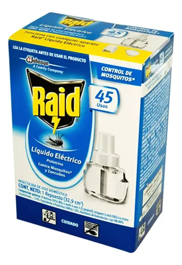 RAID LIQUIDO UNIDAD ELECTRICA + REPUESTO