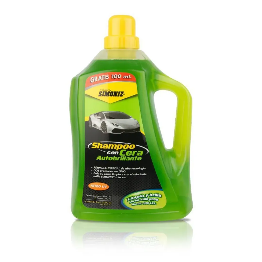 SHAMPOO CON CERA AUTOBRILLA. SIMONIZ X 1.900 ML