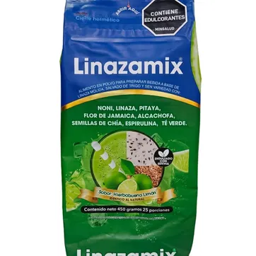 Imagen del producto Linazamix Sabor Hierbabuena Limón 450g