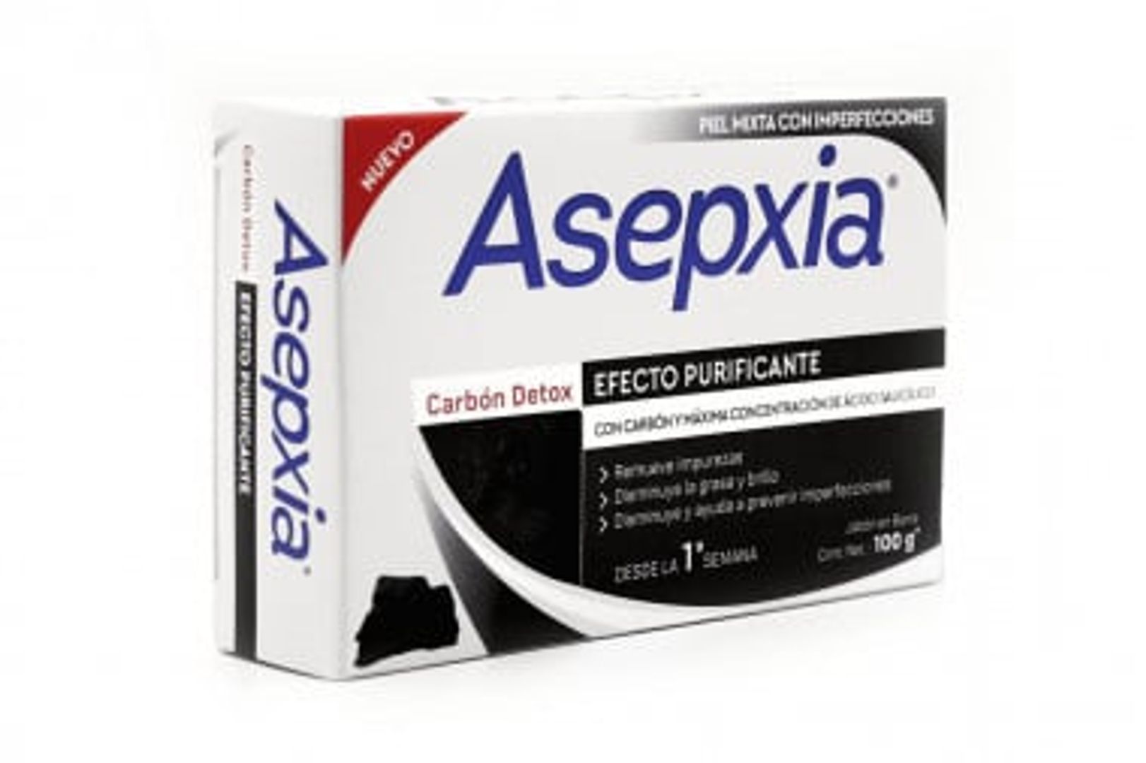 JABON ASEPXIA CARBON X 100 GR